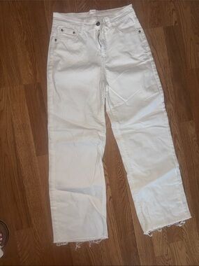 White Women's Straight-Leg Jeans